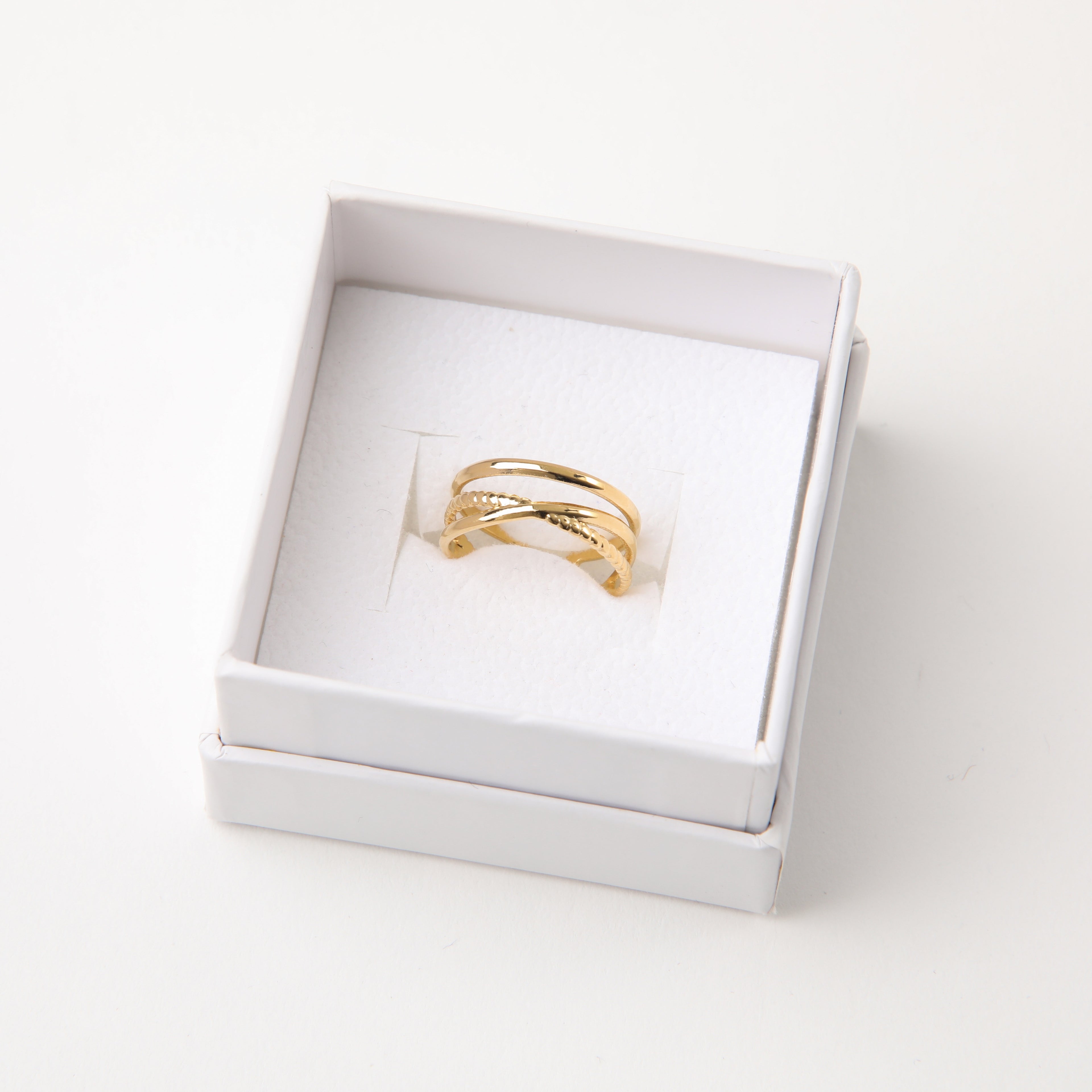 Anillo  19v69 Dorado Mujer STR402