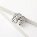 Anillo  19v69 Plateado Mujer STR348