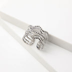 Anillo  19v69 Plateado Mujer STR348