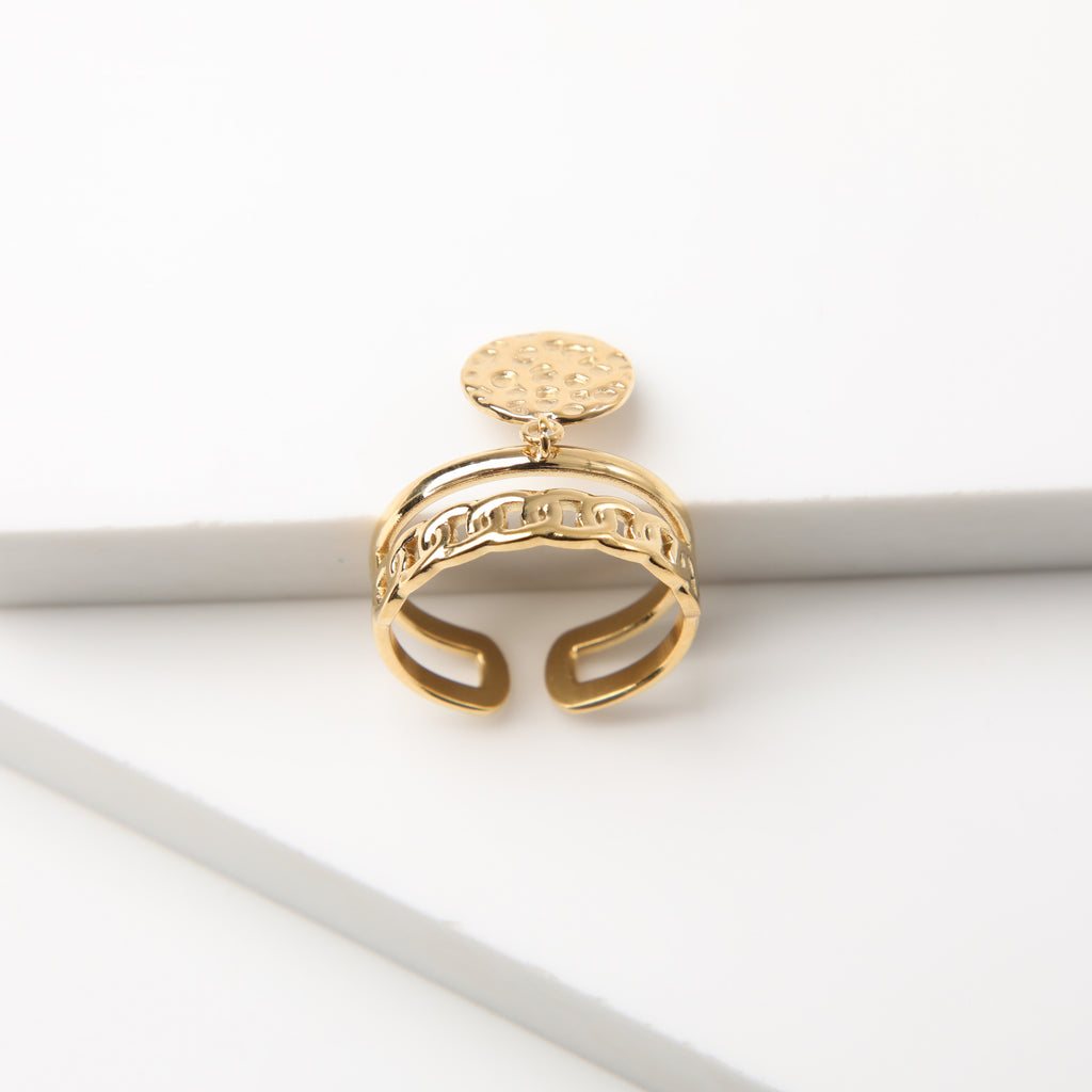 Anillo  19v69 Dorado Mujer STR193