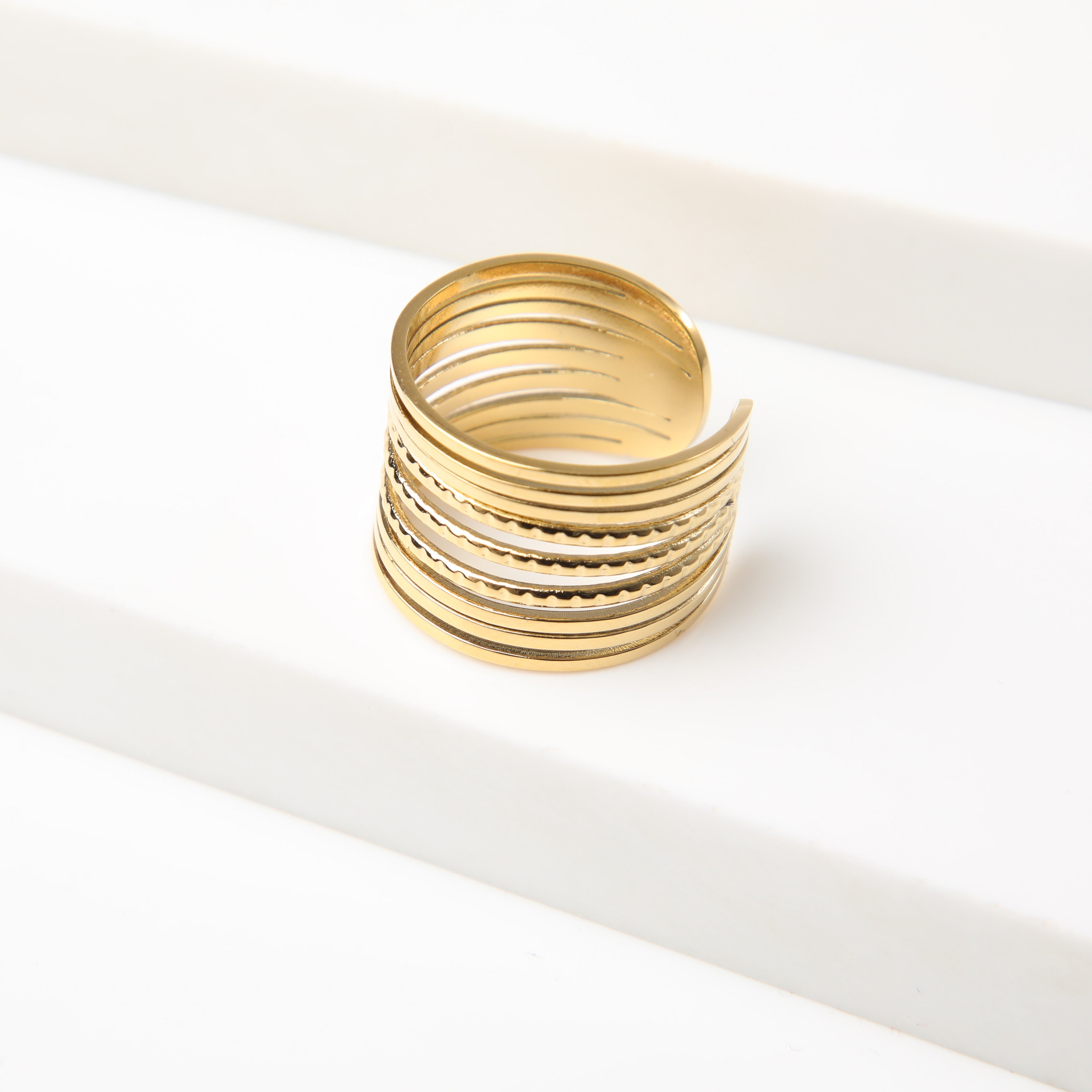 Anillo  19v69 Dorado Mujer STR295