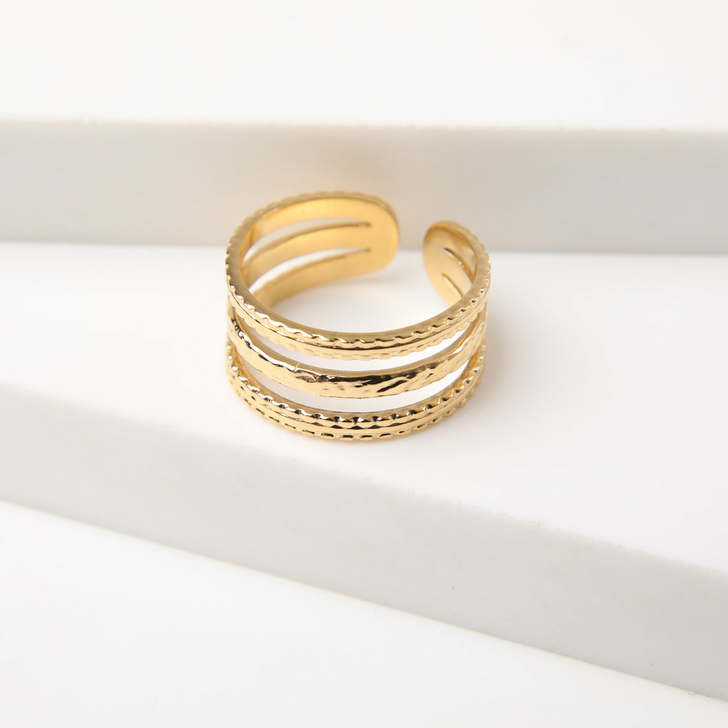 Anillo  19v69 Dorado Mujer STR216