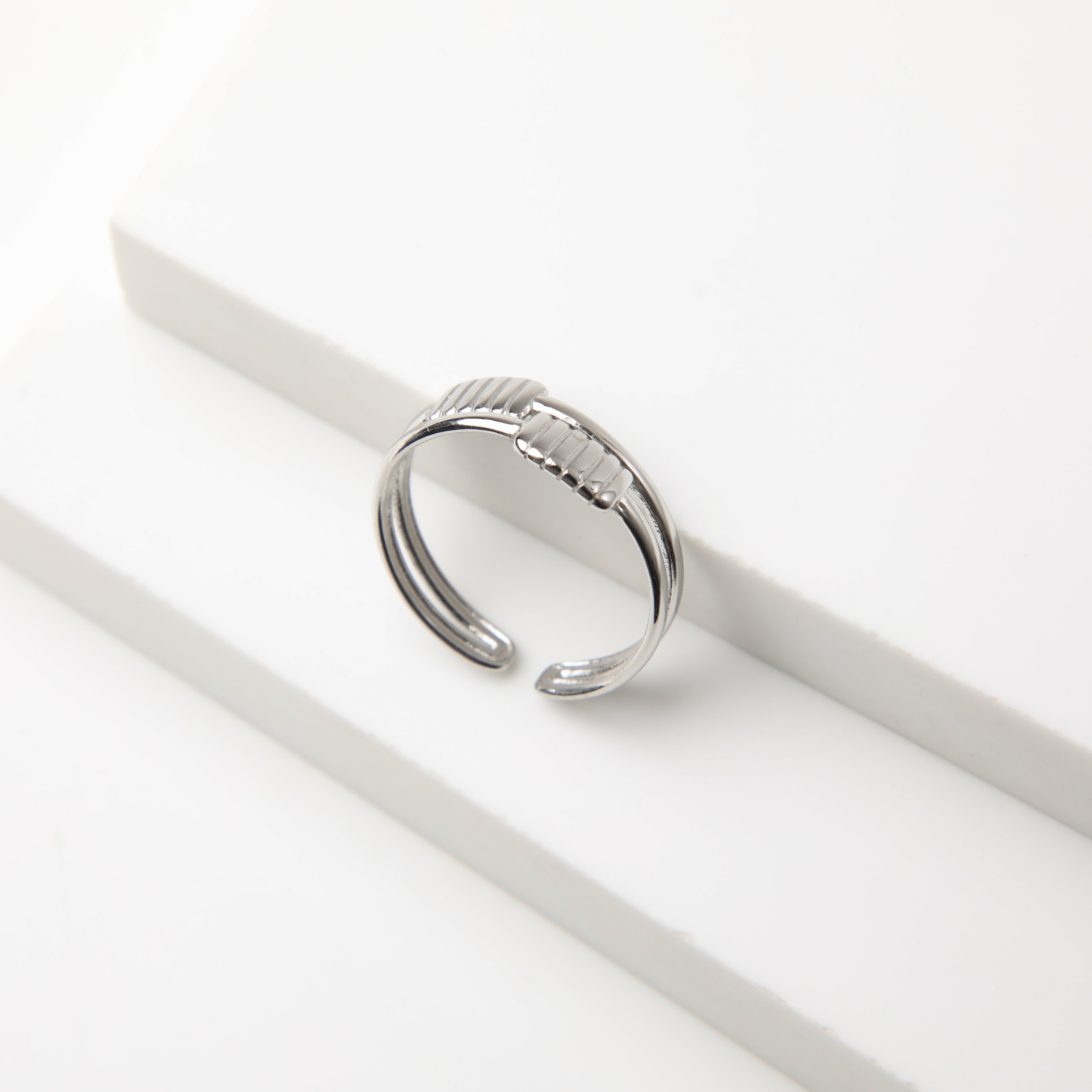 Anillo  19v69 Plateado Mujer STR222