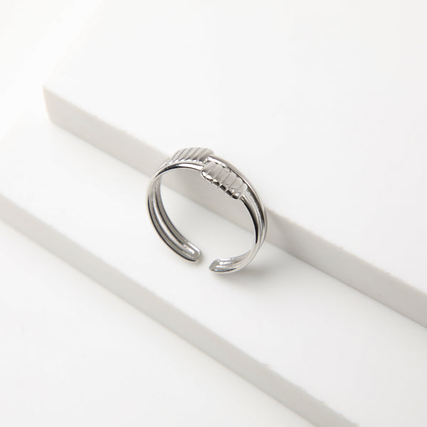 Anillo  19v69 Plateado Mujer STR222