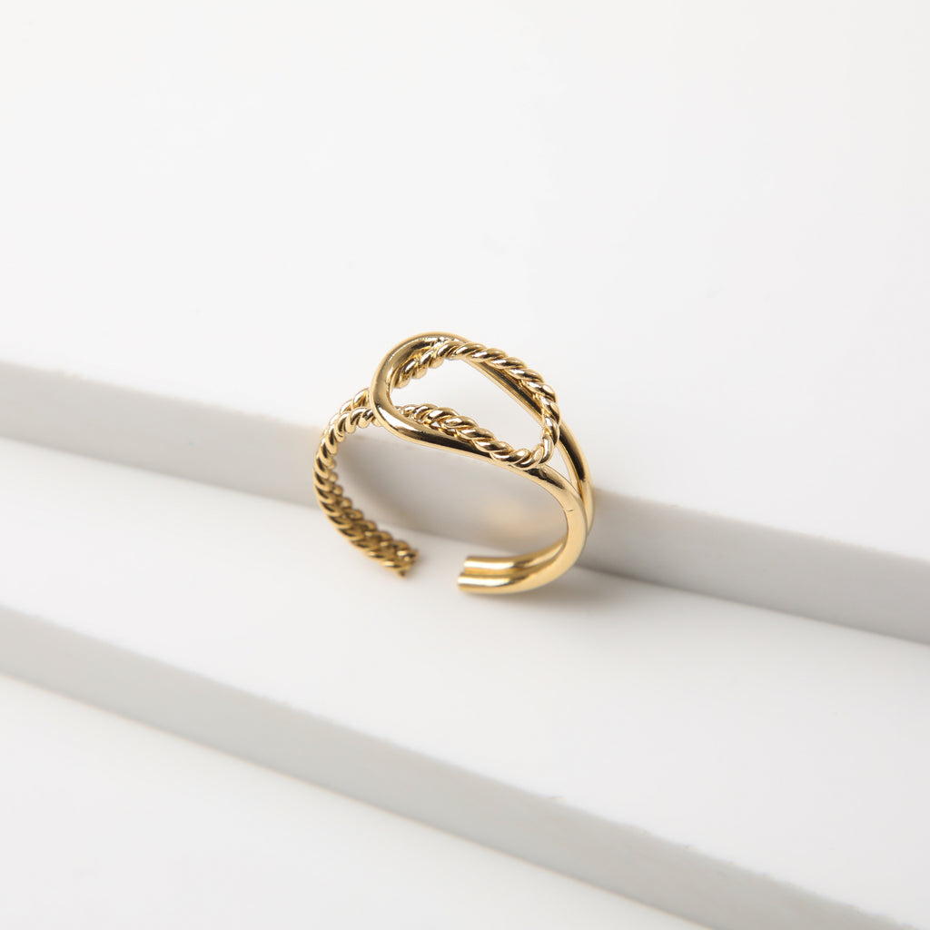 Anillo  19v69 Dorado Mujer STR220