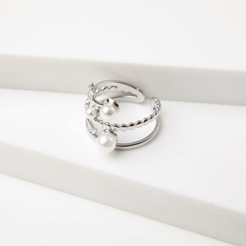 Anillo  19v69 Plateado Mujer STR166