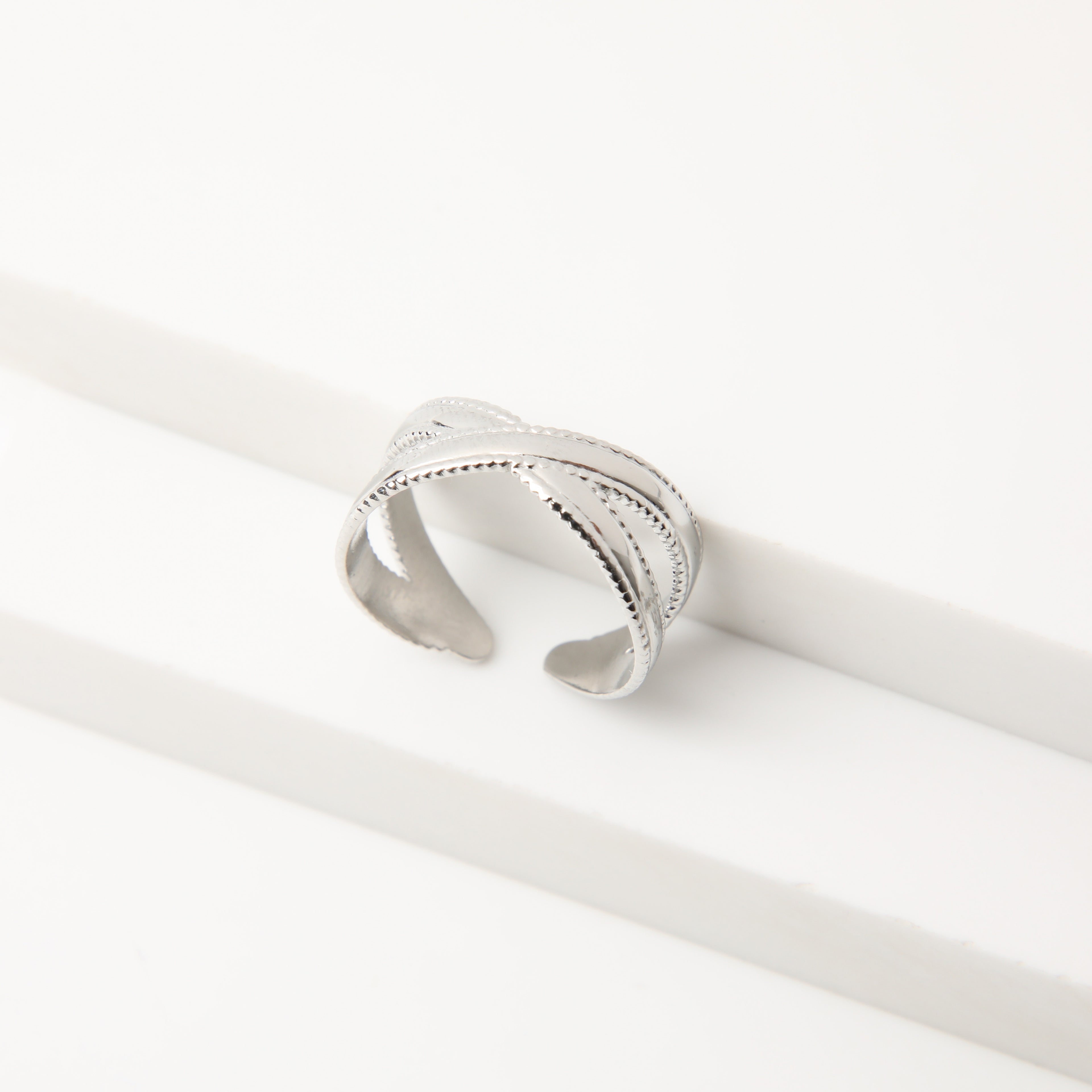 Anillo  19v69 Plateado Mujer STR214