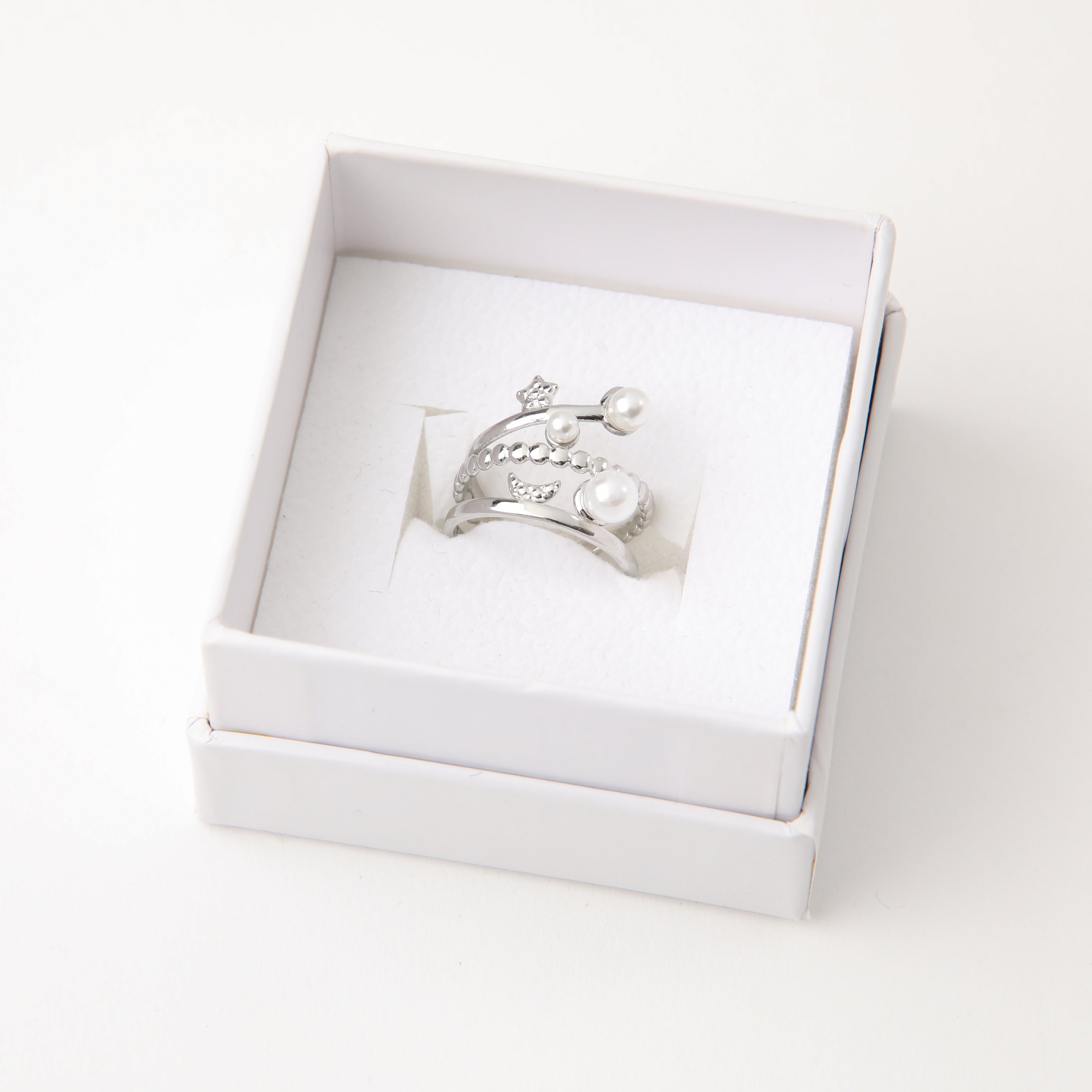 Anillo  19v69 Plateado Mujer STR166