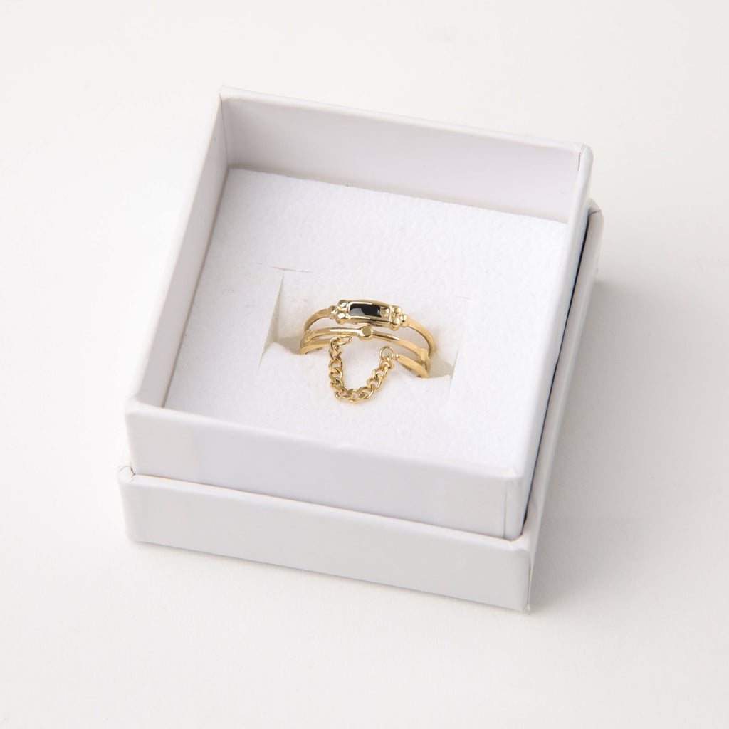 Anillo  19v69 Dorado Mujer STR088