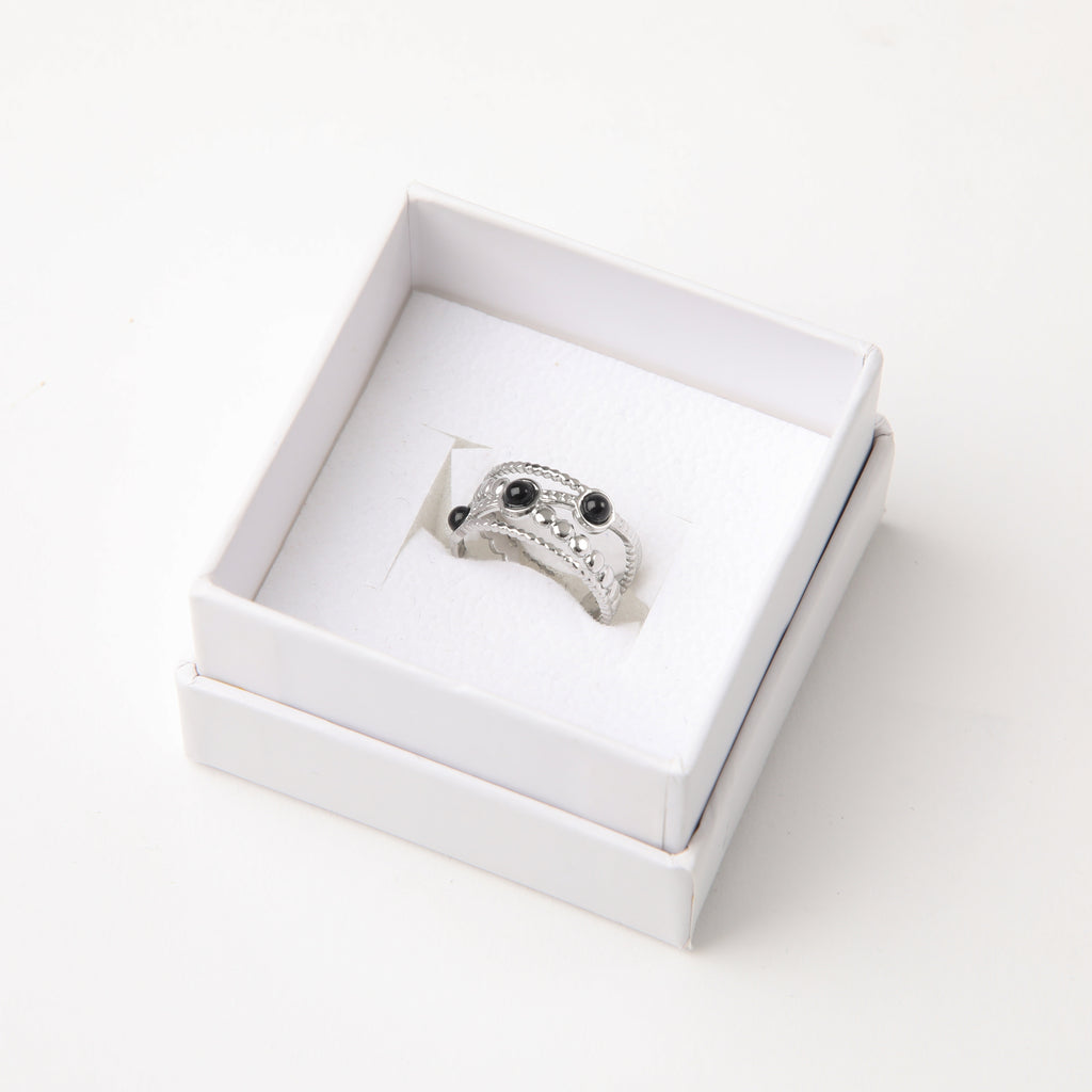 Anillo  19v69 Plateado Mujer STR084