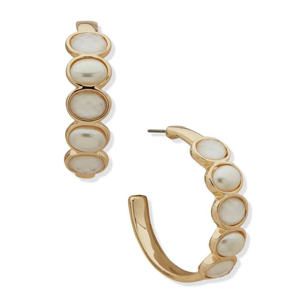 Aros tipo Argollas Anne Klein Dorado Mujer