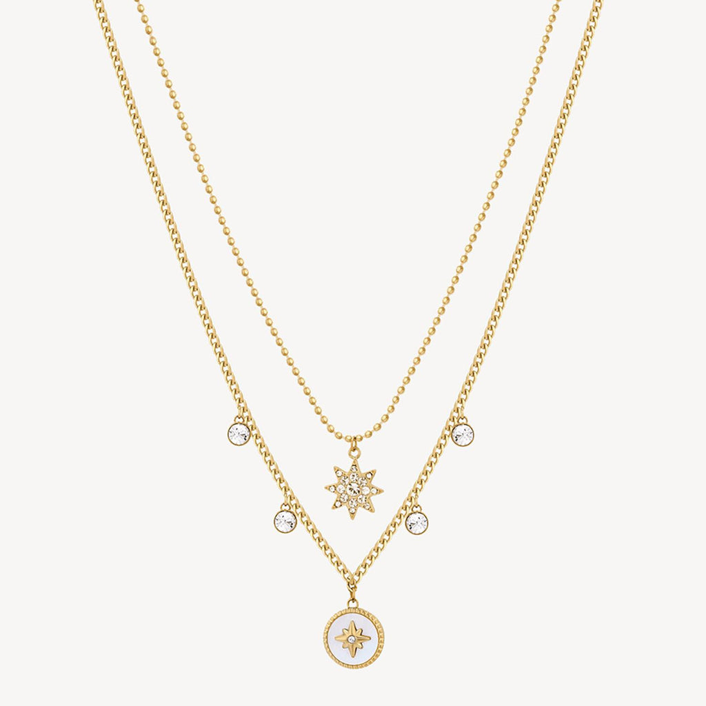 Collar Doble Brosway BHKN079 Dorado Mujer
