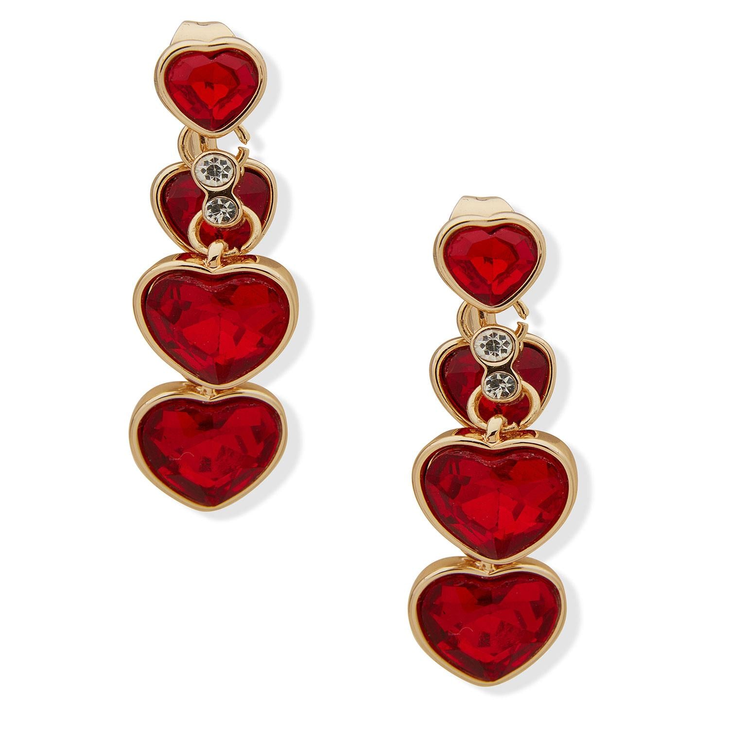 Aros Colgantes Anne Klein Rojo Mujer 01G00776
