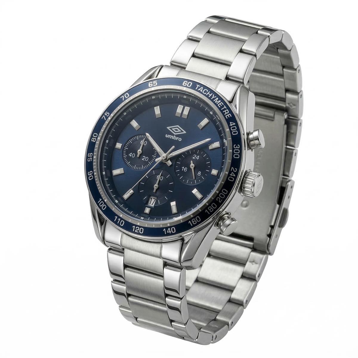 Reloj Análogo Hombre Umbro Plus Plateado UMBP-1500-118