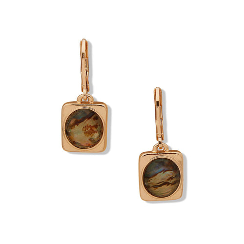 Aros Colgantes Anne Klein Verde Mujer 01G00782
