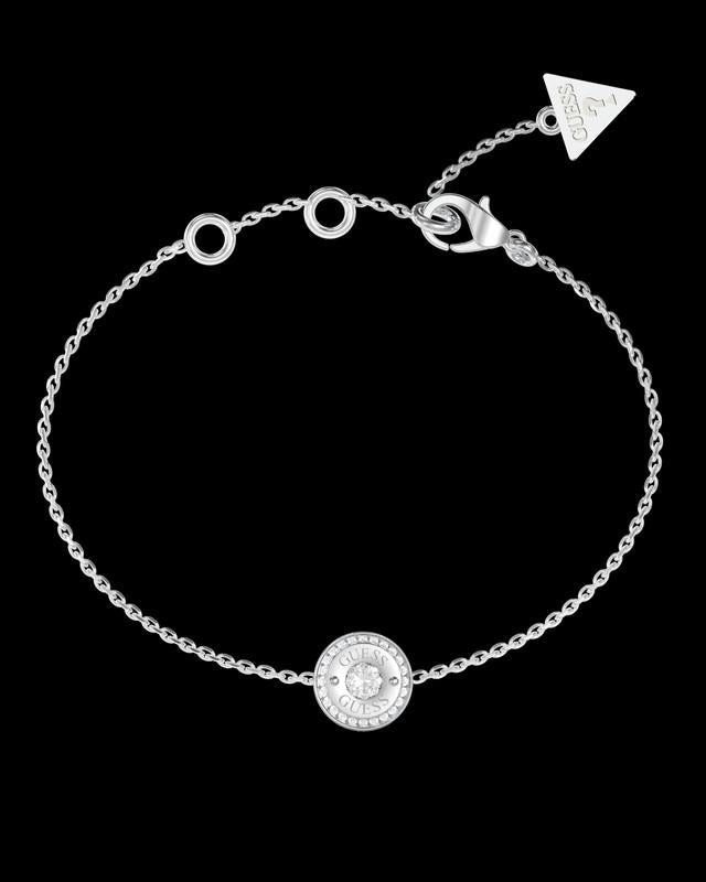 Brazalete Femenino Guess Plateado Jubb05555Jwrhs