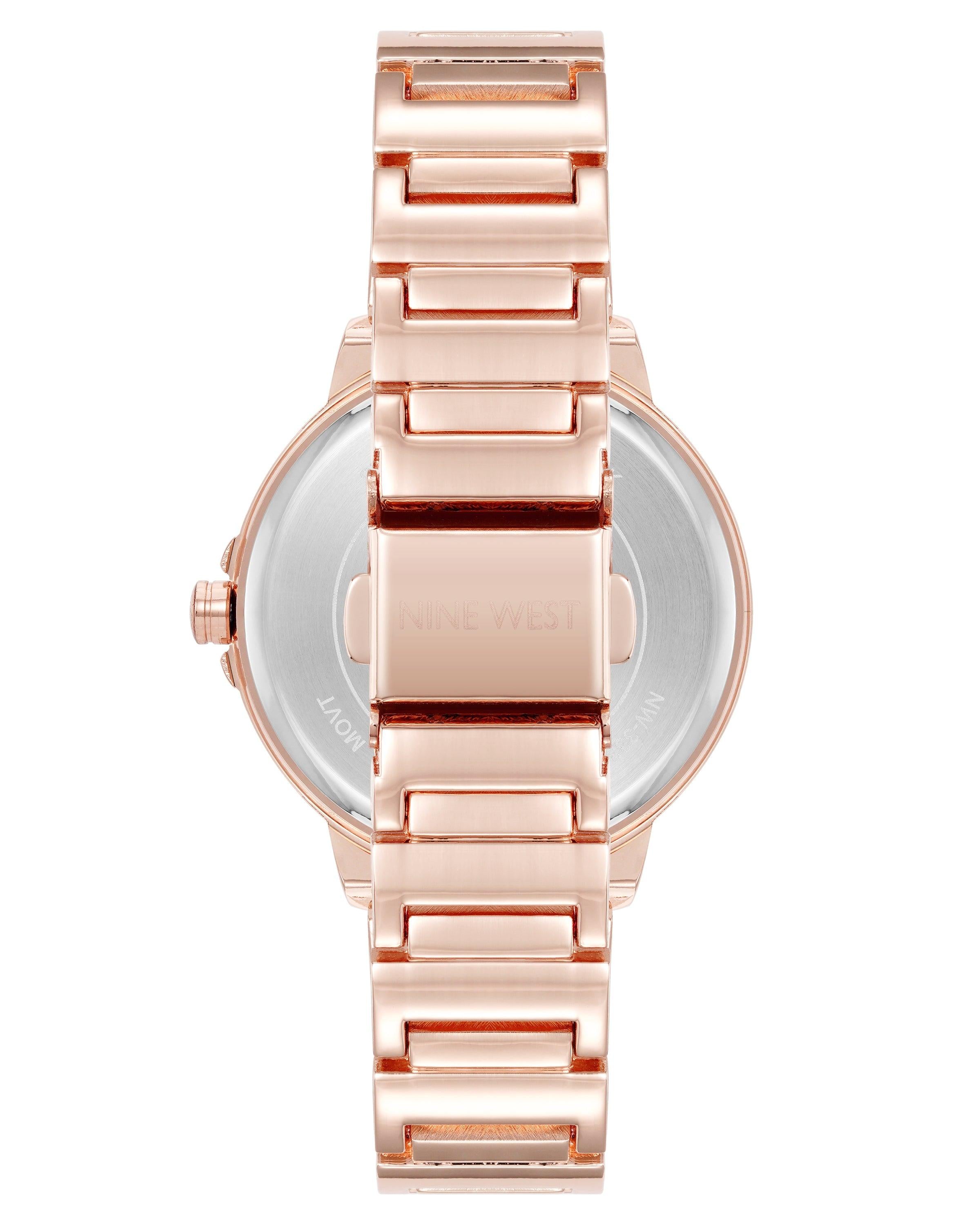 Reloj Análogo Mujer Nine West Oro Rosa NW-3334SVRG