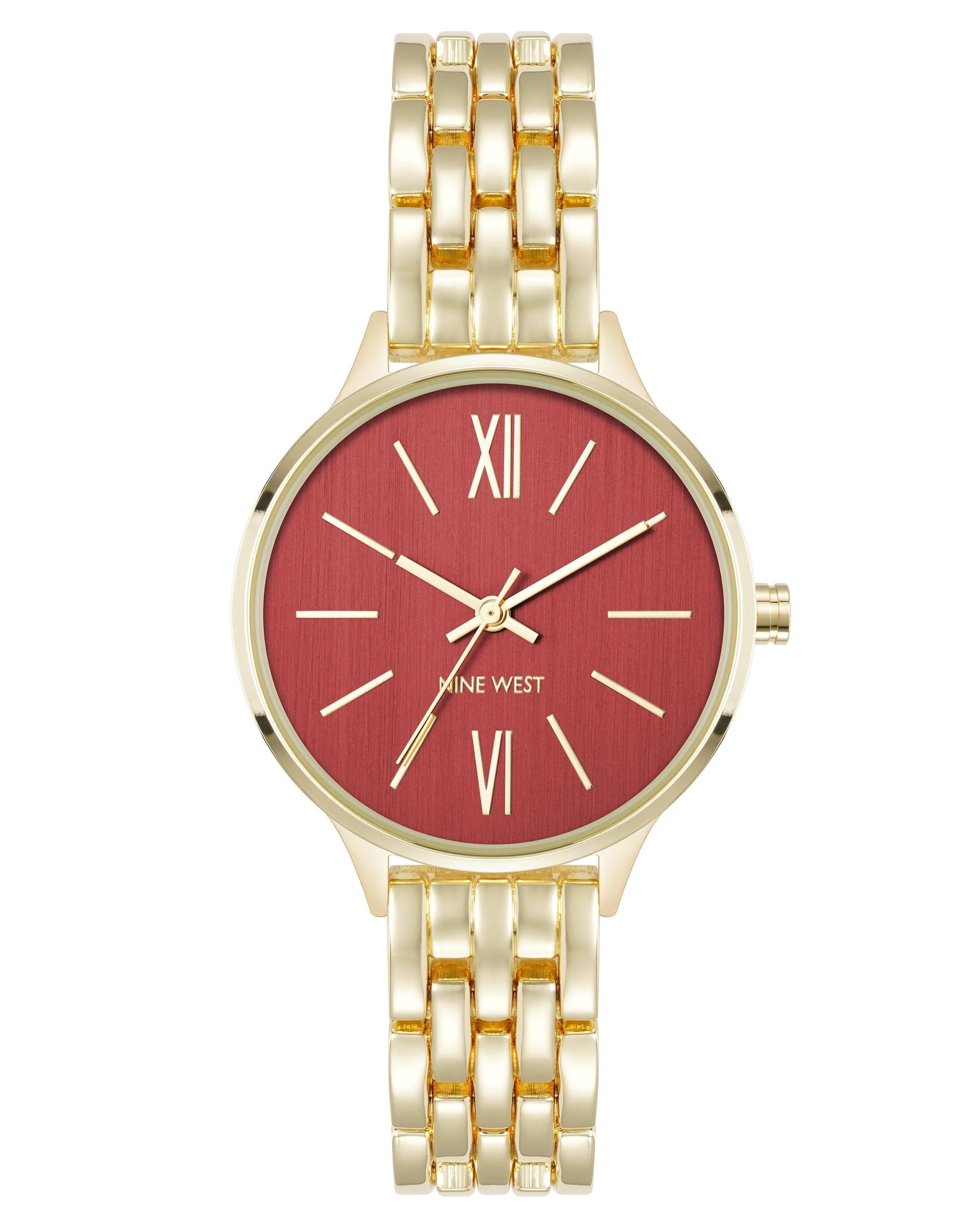 Reloj Análogo Mujer Nine West Dorado NW-3308BYGB