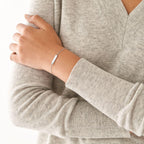 Pulsera Fossil Plateado Mujer