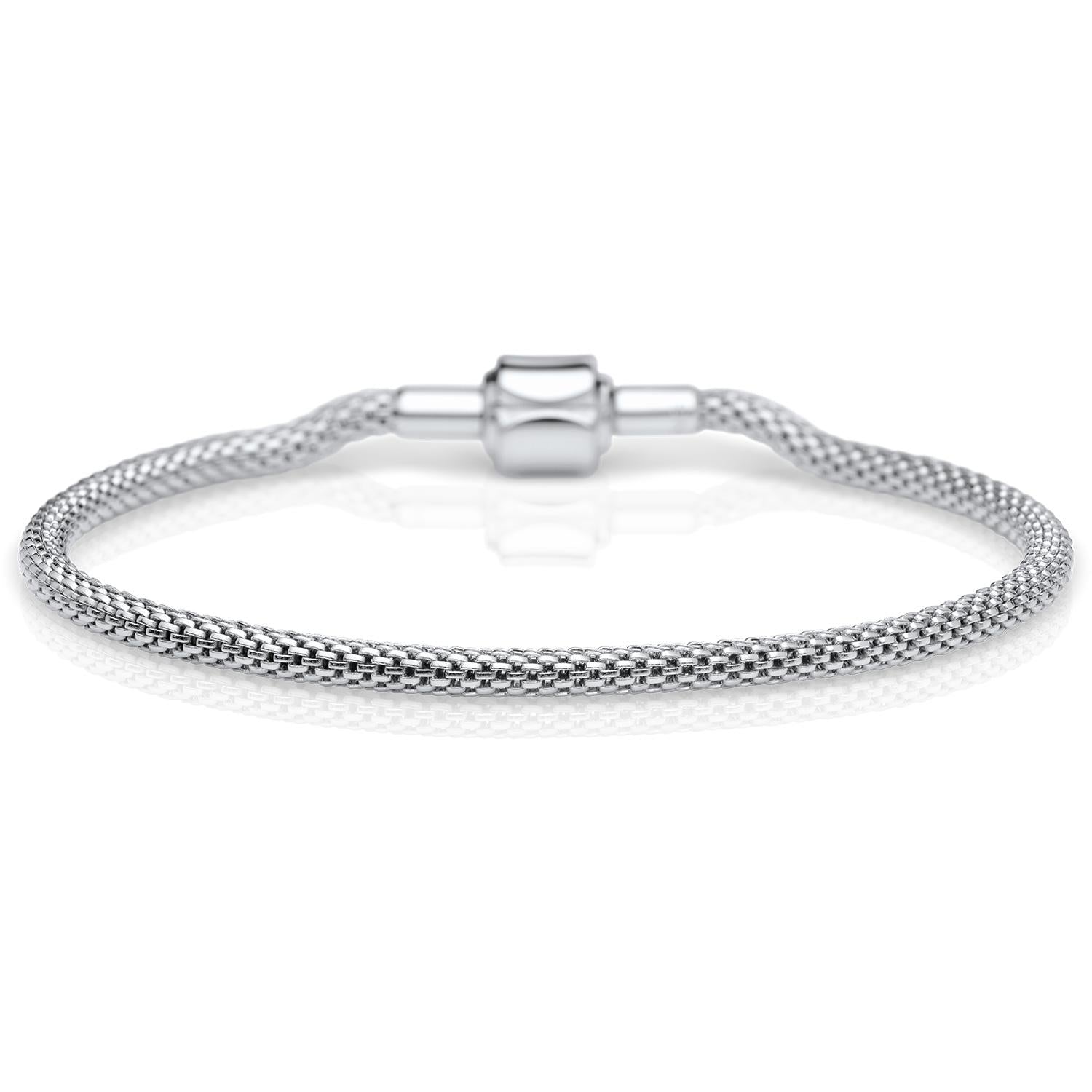 Pulsera Bering Plateado Mujer