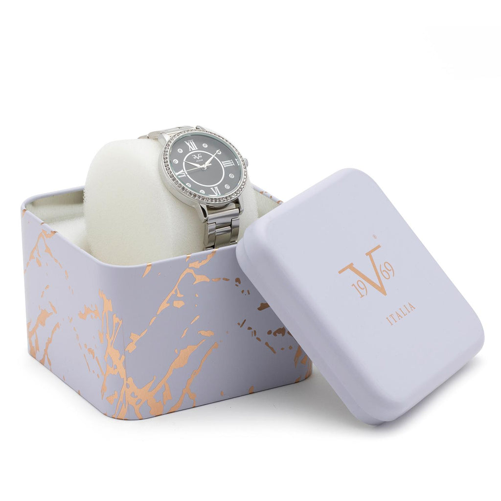 Reloj 19v69 Italia V1969-264-3 Plateado Mujer