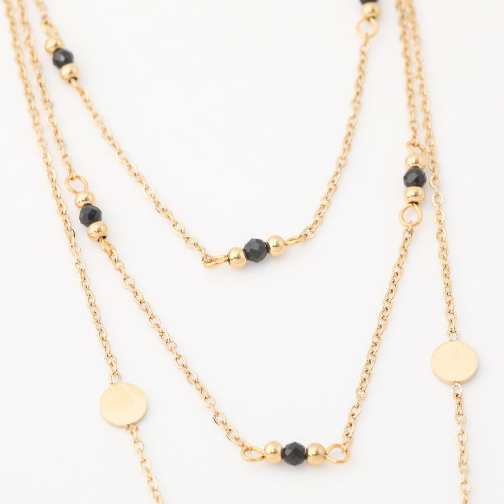 Collar Doble 19V69 Italia Dorado Mujer STNE171