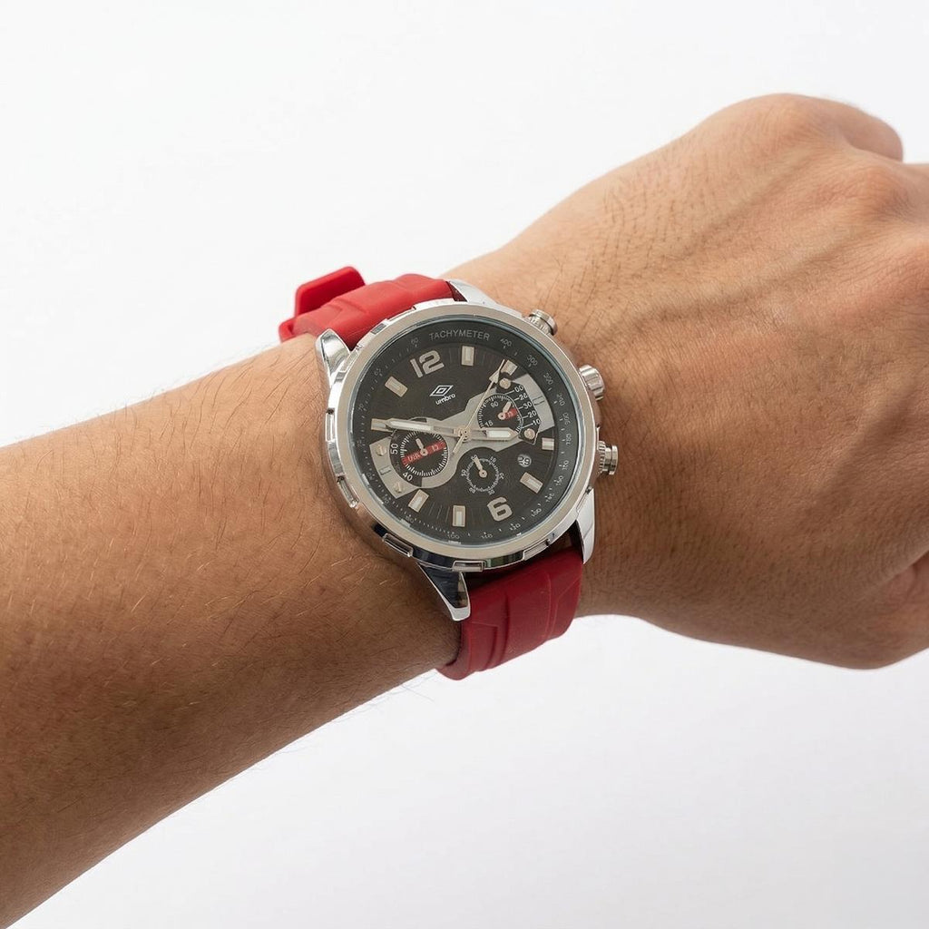 Reloj Análogo Hombre Umbro Plus Rojo UMBP-1500-192