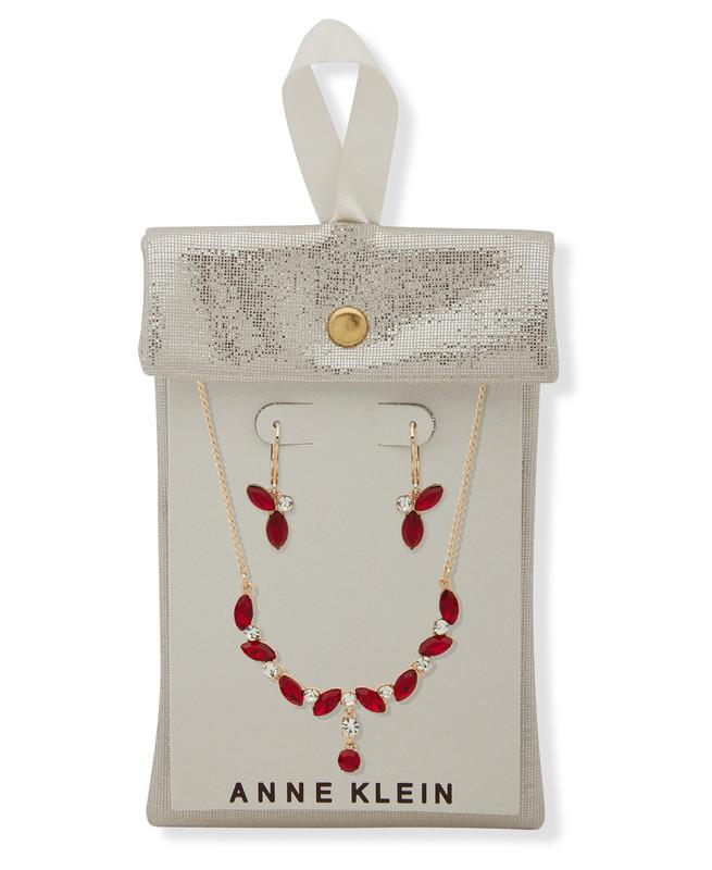 Gift Set Anne Klein Stocking Stuffer Pouch Rojo