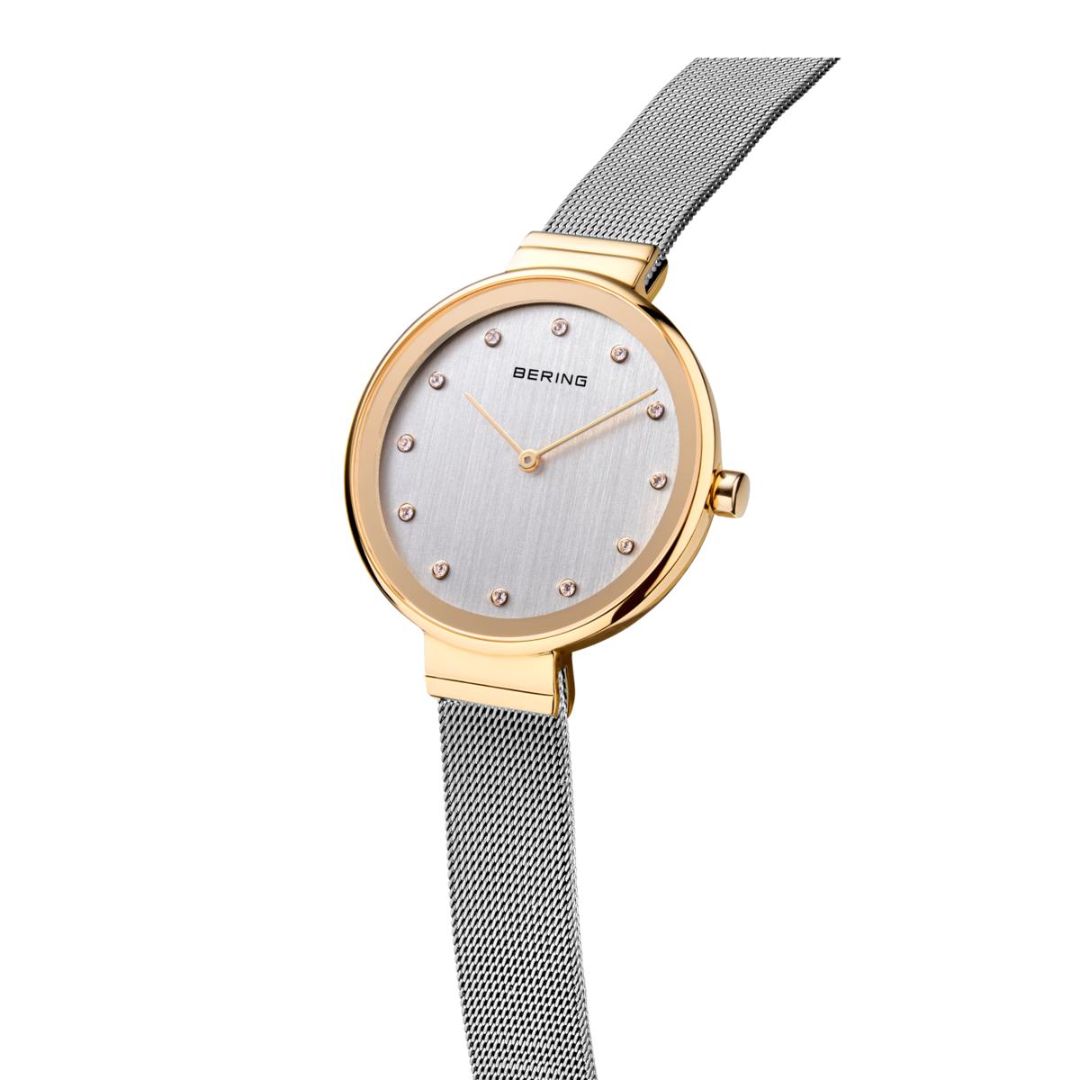 Reloj Análogo Mujer Bering Plateado 12034-010