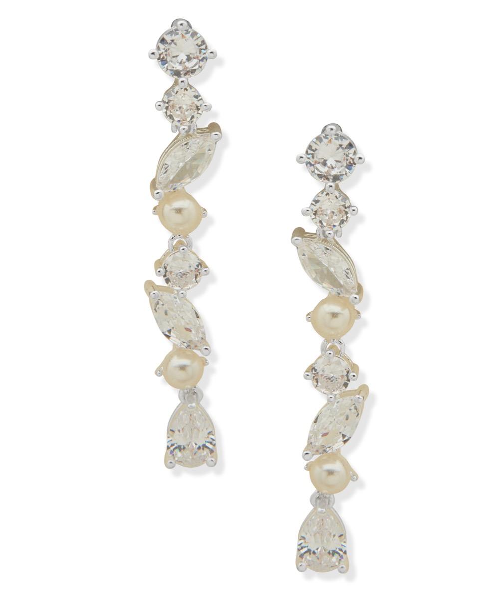 Aros Anne Klein Plateados 01G01016