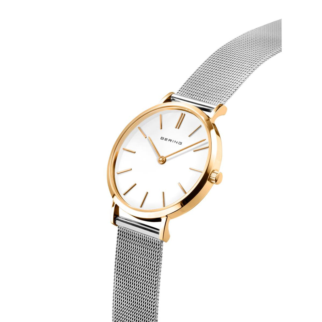 Reloj Análogo Mujer Bering Plateado 14134-010