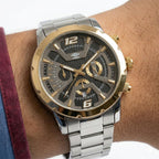 Reloj Análogo Hombre Umbro Plus Plateado UMBP-1500-80