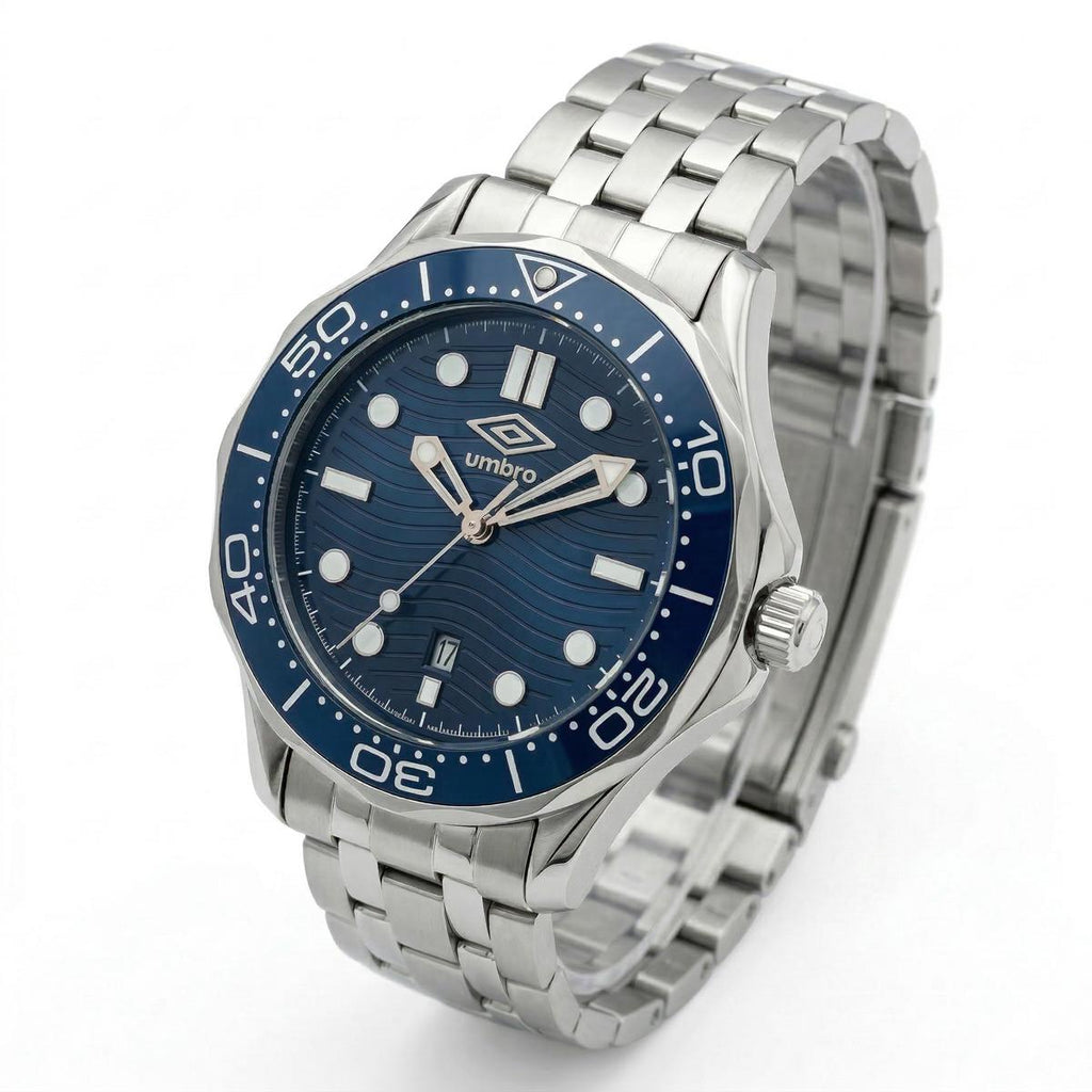 Reloj Análogo Hombre Umbro Plus Plateado UMBP-1500-186