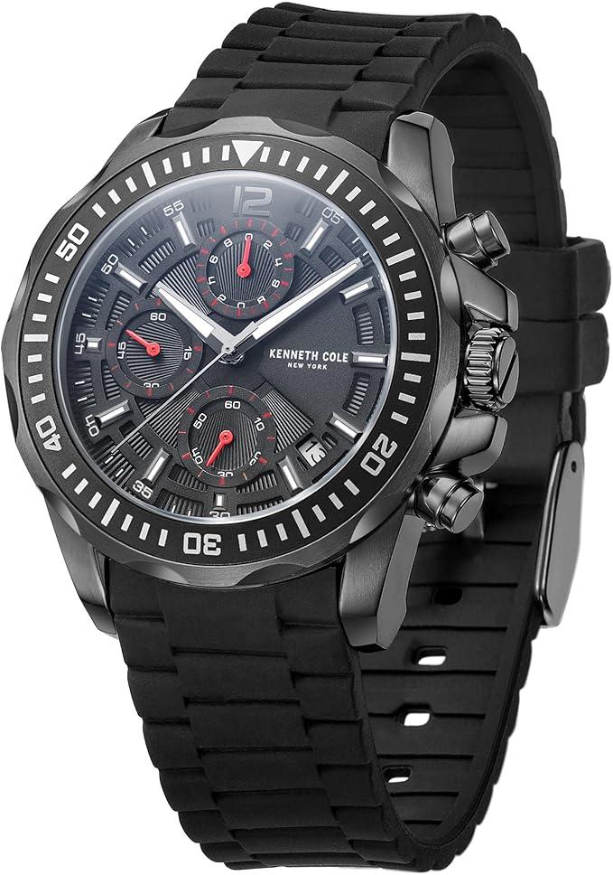 Reloj KCWGQ2222203 Negro / gris oscuro Hombre Kenneth Cole New York