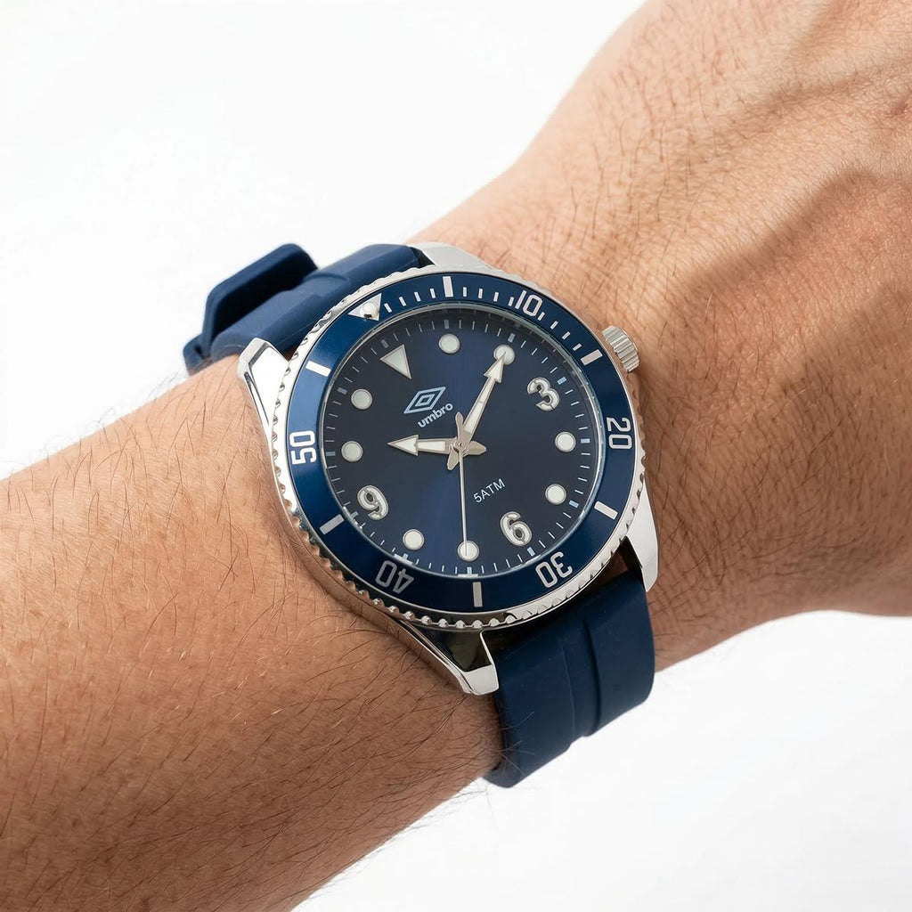 Reloj Análogo Hombre Umbro Plus Azul UMBP-1500-152