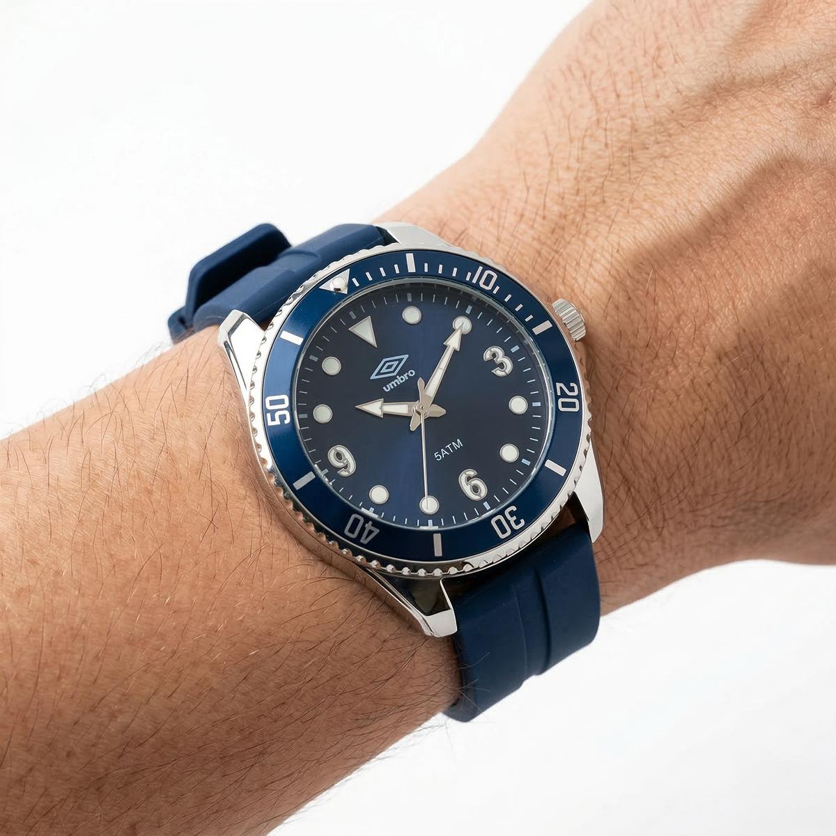 Reloj Análogo Hombre Umbro Plus Azul UMBP-1500-152