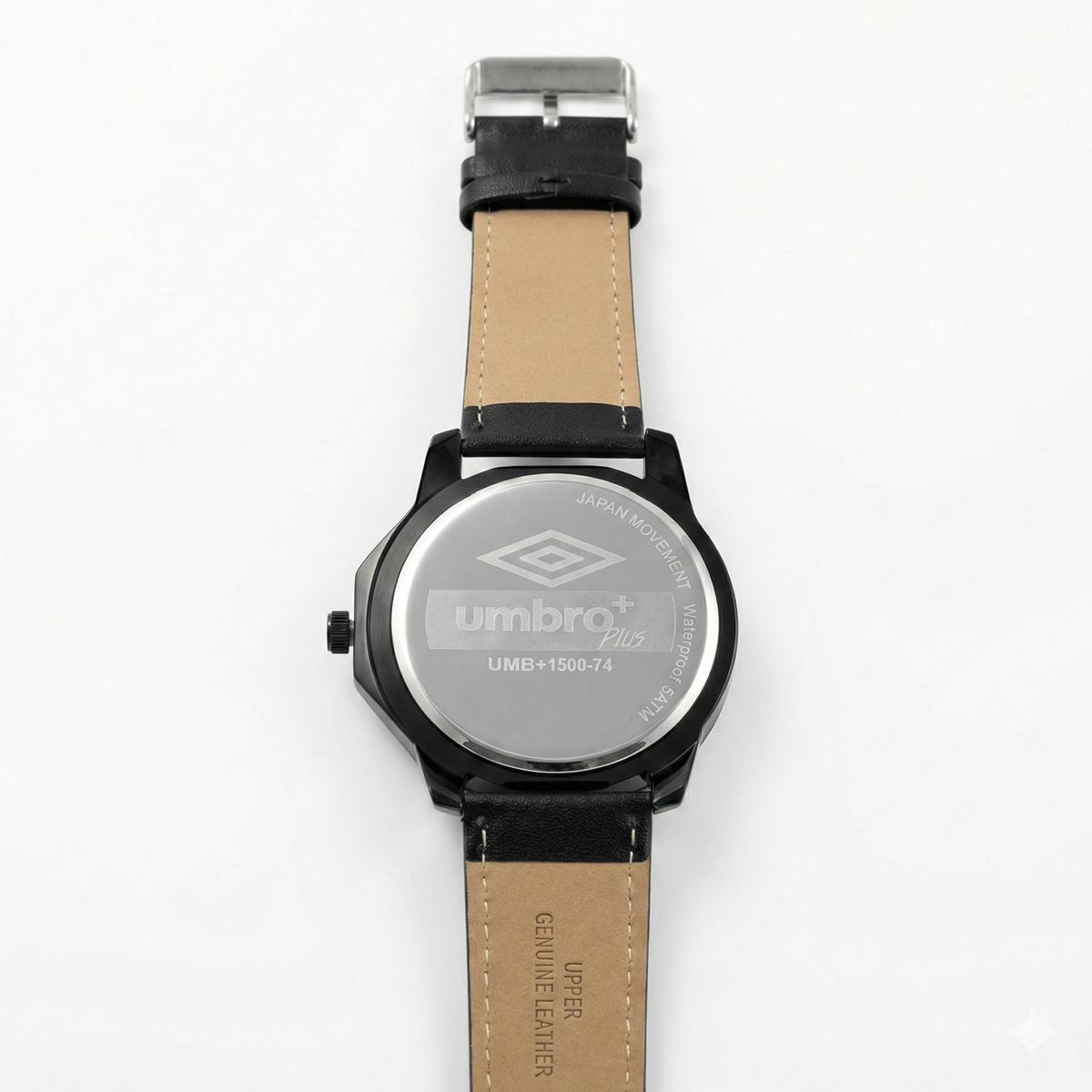 Reloj Análogo Hombre Umbro Plus Negro UMBP-1500-74