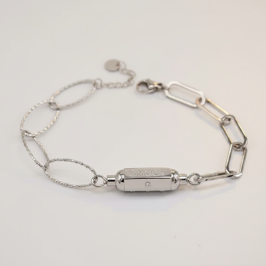Pulsera  19v69 Plateado Mujer STB341