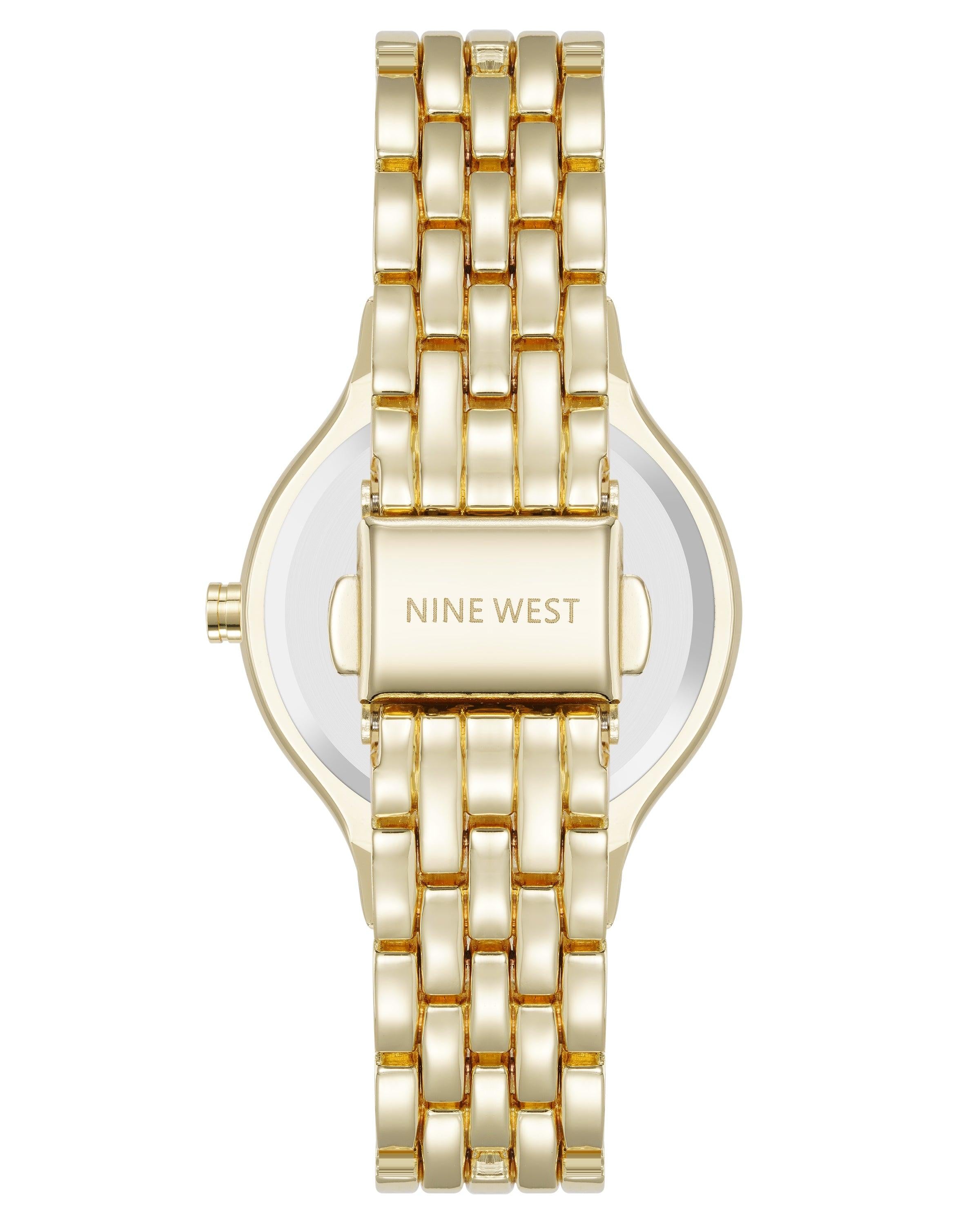 Reloj Análogo Mujer Nine West Dorado NW-3308BKGB