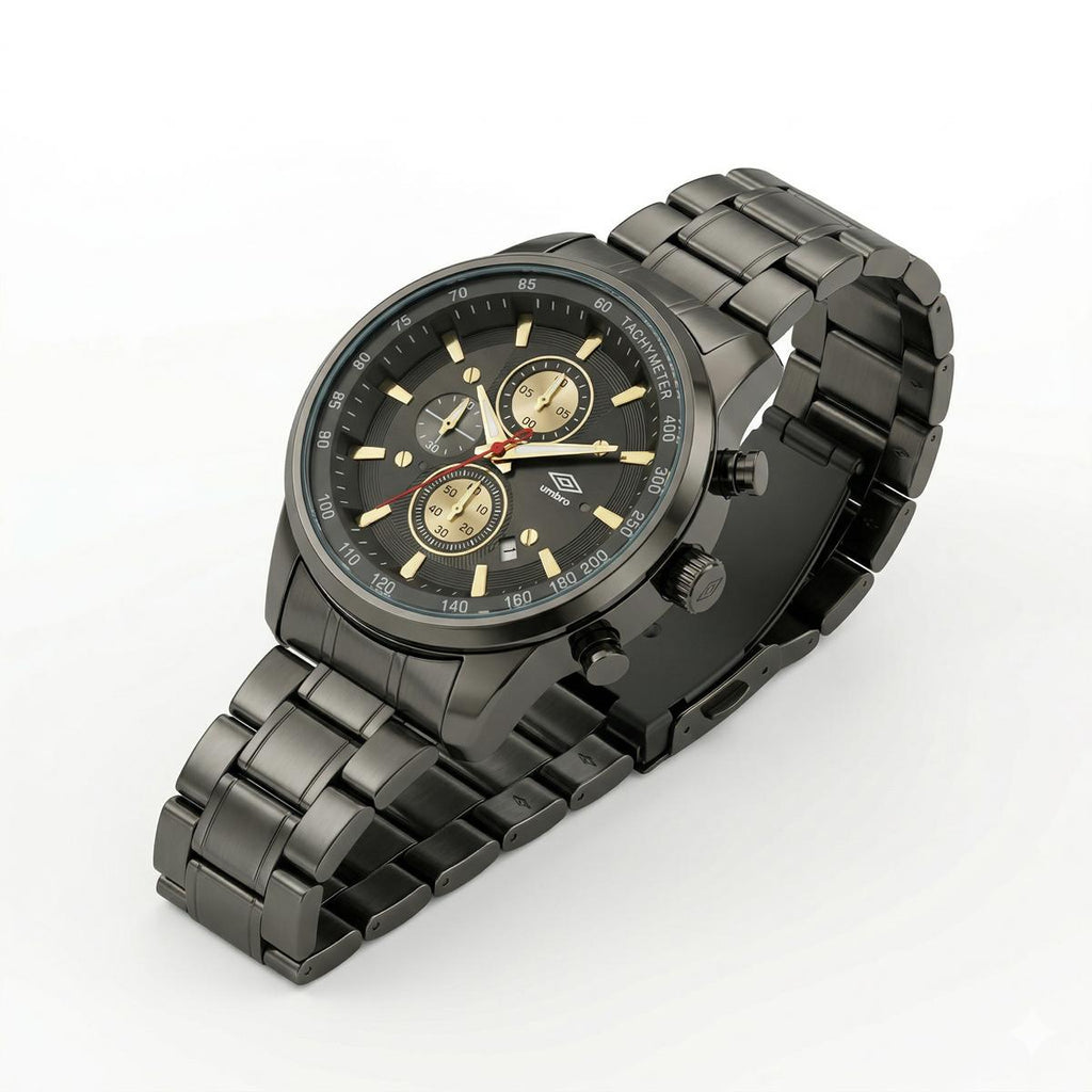 Reloj Análogo Hombre Umbro Plus Negro UMBP-1500-177