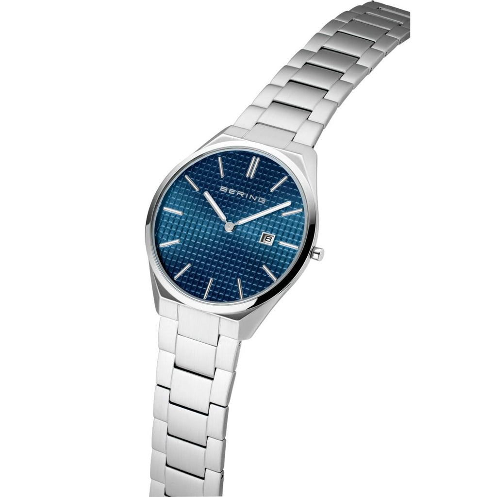 Reloj Análogo Hombre Bering Plateado 17240-707