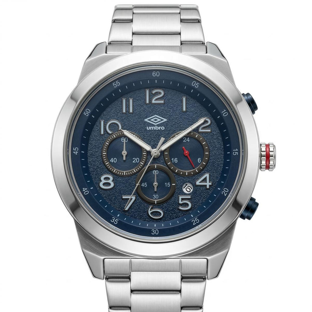Reloj Análogo Hombre Umbro Plus Plateado UMBP-1500-124