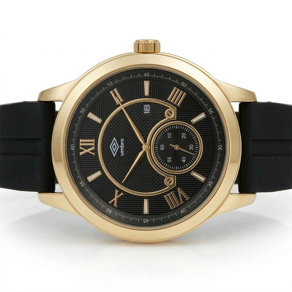 Reloj Análogo Hombre Umbro Plus Negro UMBP-1500-134