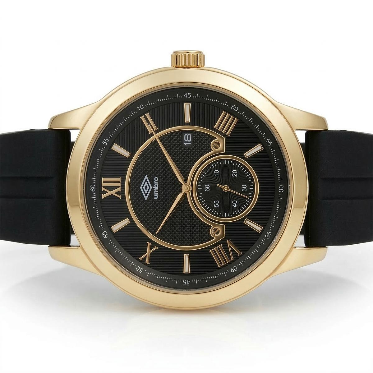 Reloj Análogo Hombre Umbro Plus Negro UMBP-1500-134