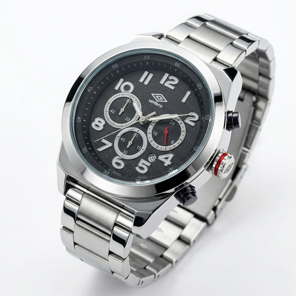 Reloj Análogo Hombre Umbro Plus Plateado UMBP-1500-122