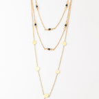 Collar Doble 19V69 Italia Dorado Mujer STNE171