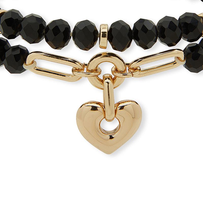 Pulsera Mujer Doble Anne Klein Everlasting Hearts