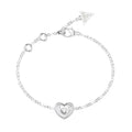 Brazalete Femenino Guess Plateado Jubb05550Jwrhl