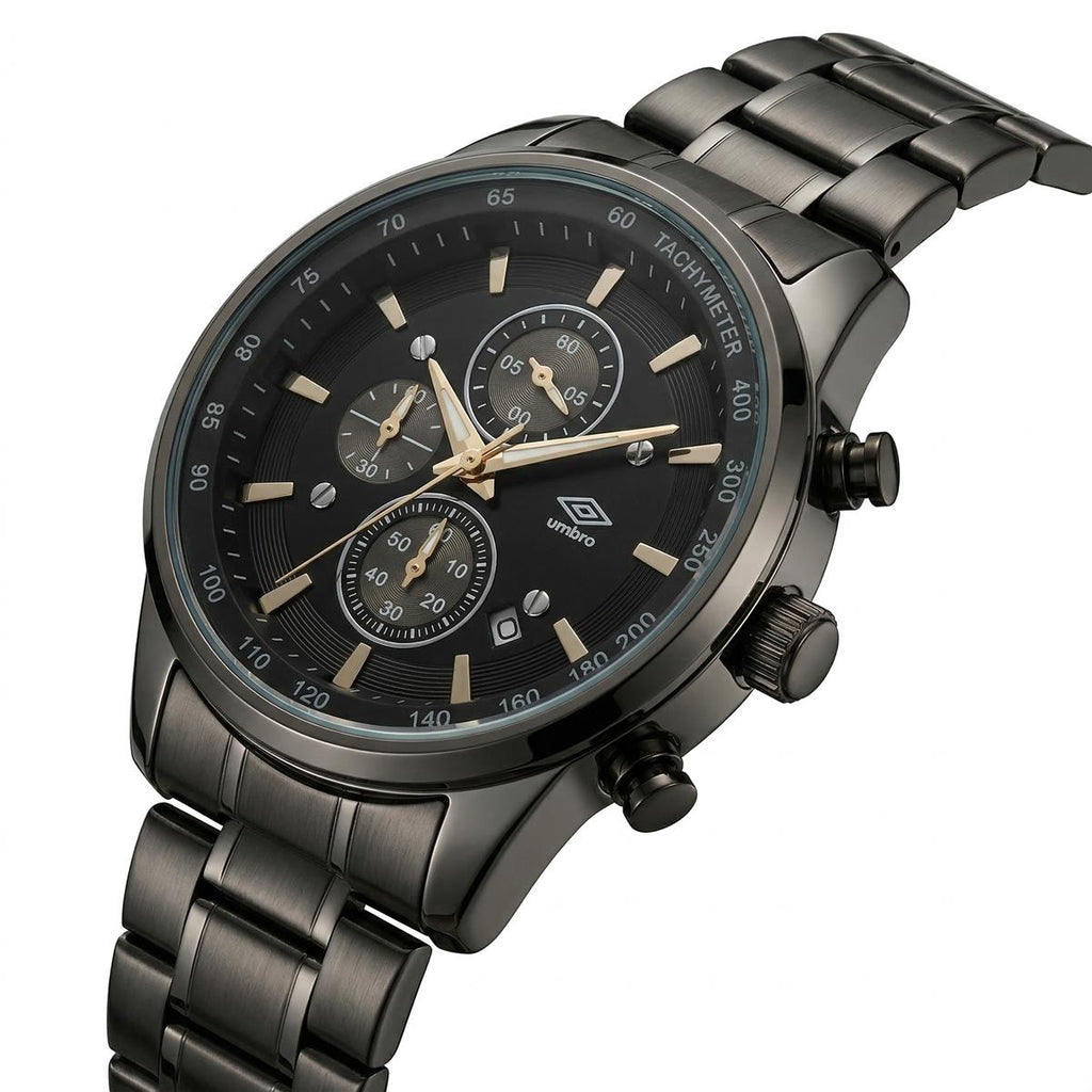 Reloj Análogo Hombre Umbro Plus Negro UMBP-1500-178