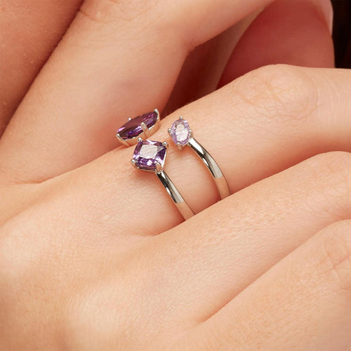 Anillo Brosway FMP16B Morado Mujer